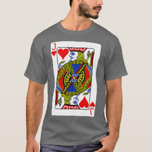 Camiseta Jack Of Hearts Playing Card Valentine  Costume