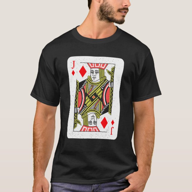 Camiseta Jack of Hearts Tocando Cartaz Poker (Frente)