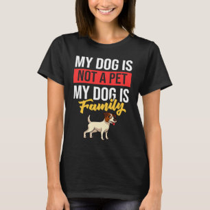 Camiseta Jack Parson Russell Terrier Dog Cuppies Apaixonado