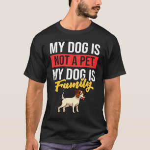 Camiseta Jack Parson Russell Terrier Dog Cuppies Apaixonado