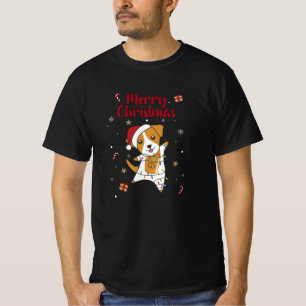 Camiseta Jack Russel Christmas Dog Winter Animals Dogs