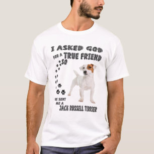 Camiseta Jack Russell Terrier Cita Mãe, Pai De Cachorro Pa