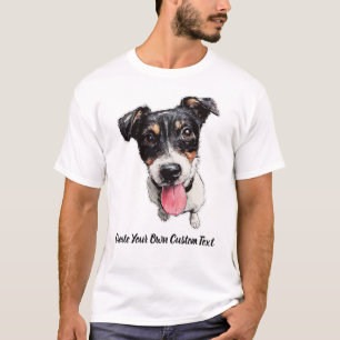 Camiseta Jack Russell Terrier Crie Seu Próprio Texto Person