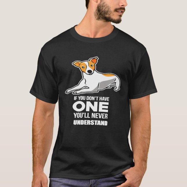 Camiseta Jack Russell Terrier Diversão Terrier Cog (Frente)