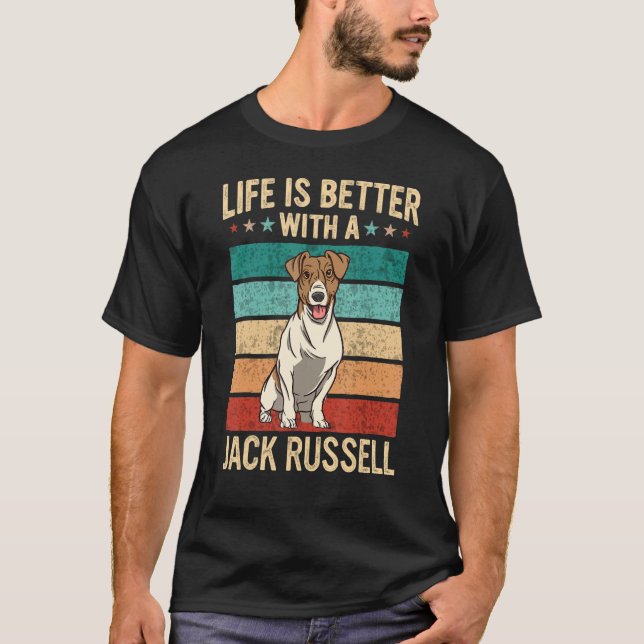 Camiseta Jack Russell Terrier Dog (Frente)