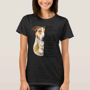 Camiseta Jack Russell Terrier Dog Brel Dizendo Alma