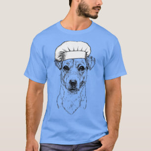 Camiseta Jack Russell Terrier Dog Cook Chef Cozinhar Engraç