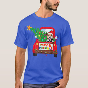 Camiseta Jack Russell Terrier Dog Dirigindo Red Truck Chris