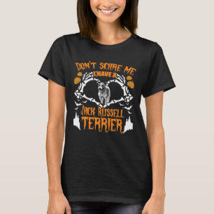 Camiseta Jack Russell Terrier Dog Halloween Skeleton 1