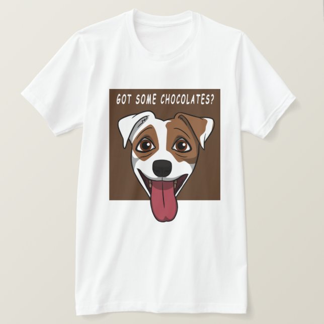 Camiseta Jack Russell Terrier ganhou 2 (Frente do Design)