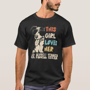 Camiseta Jack Russell Terrier Girl Legal Vintage Retro Para