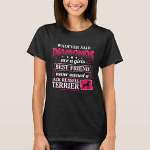 Camiseta Jack Russell Terrier Girls Melhor Cachorro Amigo M