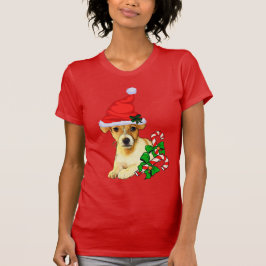 Camiseta Jack Russell Terrier Natal Alegre