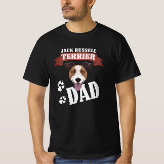 Camiseta Jack Russell Terrier Pai, Pai de cão