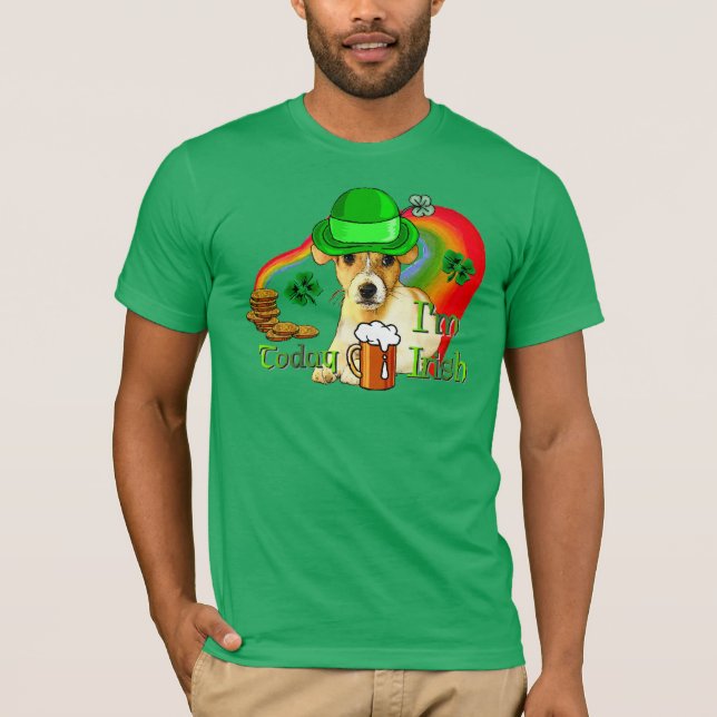 Camiseta Jack Russell Terrier St Patricks (Frente)
