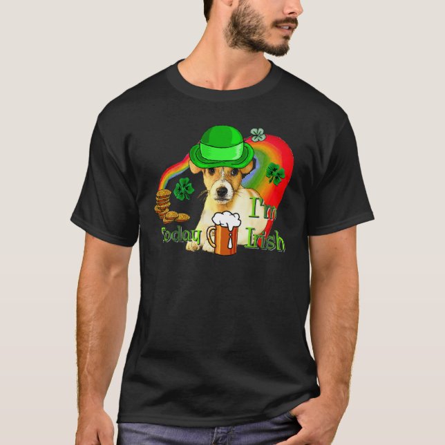 Camiseta Jack Russell Terrier St Patricks (Frente)