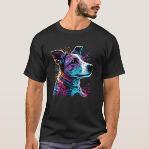 Camiseta Jack Russell Terrier Synthwave