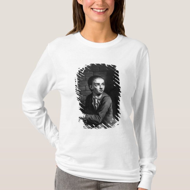 Camiseta Jack Sheppard, gravado pelo branco de George, 1728 (Frente)