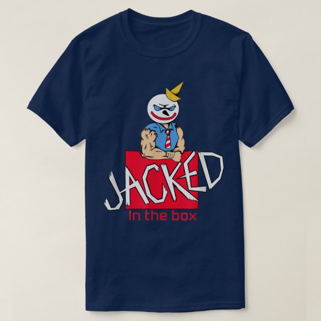 CAMISETA JACKED IN THE BOX  (Frente do Design)