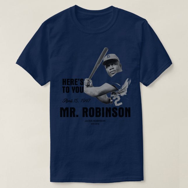Camiseta Jackie Robinson (Frente do Design)