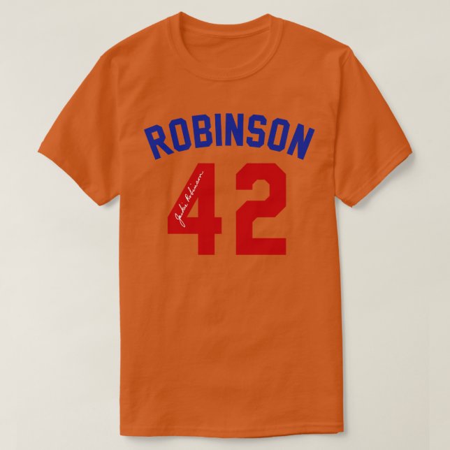 Camiseta Jackie Robinson Assinado (Frente do Design)