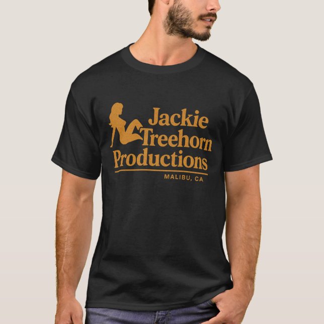 Camiseta Jackie Treehorn Productions (Frente)