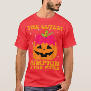 Camiseta JackOLantern Halloween Pumpkin Unicorn Girl Toddle