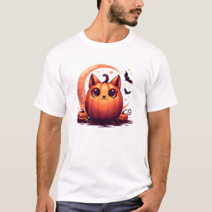 Camiseta Jack'O'Lanterna Cat