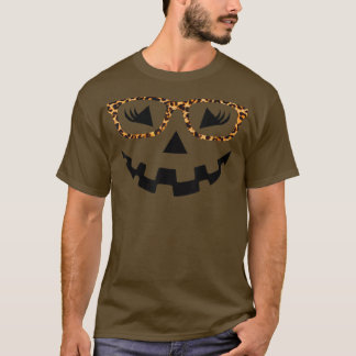 Camiseta JackOLanternaGlasse de Rosto Pumpkin Eyelashes