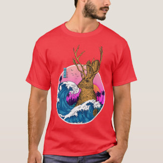Camiseta Jackrabbit Wild Vintage Retro Estético Onda Japão