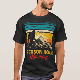 Camiseta Jackson Hole Wyoming Bigfoot National Park Mountai