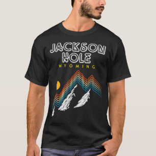 Camiseta Jackson Hole Wyoming EUA Ski Resort 1980s Retro