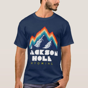 Camiseta Jackson Hole WyomingSki Resort 1980s Retro