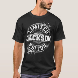 Camiseta JACKSON Limited Edition Engraçado Nome Personaliza