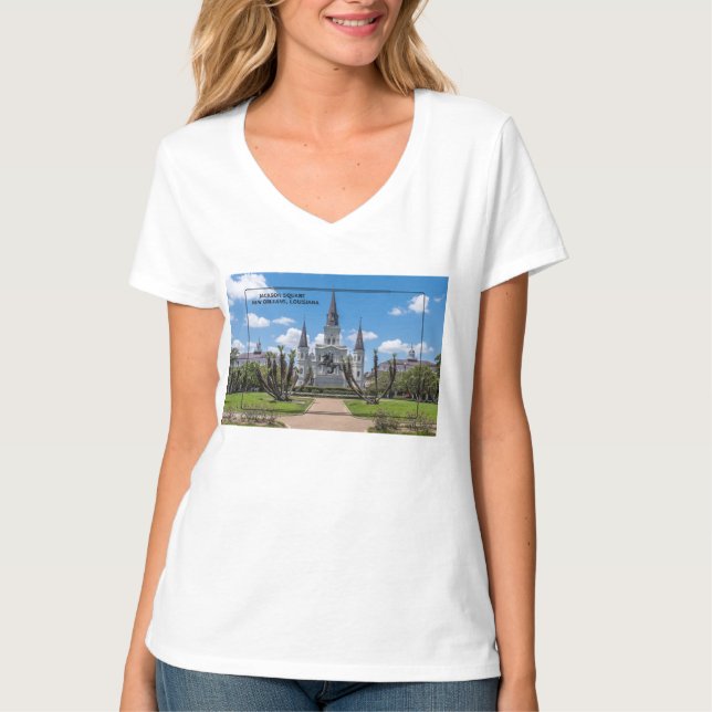 Camiseta Jackson Square New Orleans (Frente)