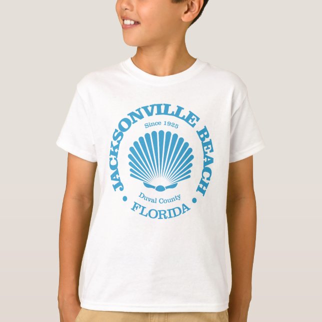 Camiseta Jacksonville Beach (concha) (Frente)
