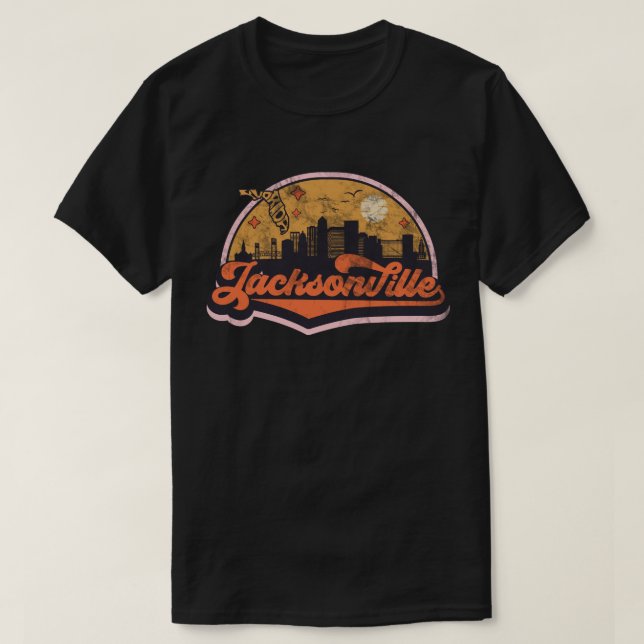 Camiseta Jacksonville, Flórida (Frente do Design)