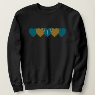 Camiseta Jacksonville Jaguars Heart Dark