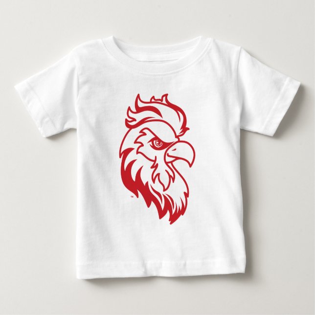 Camiseta Jacksonville State University Gamecocks Red Eagle (Frente)