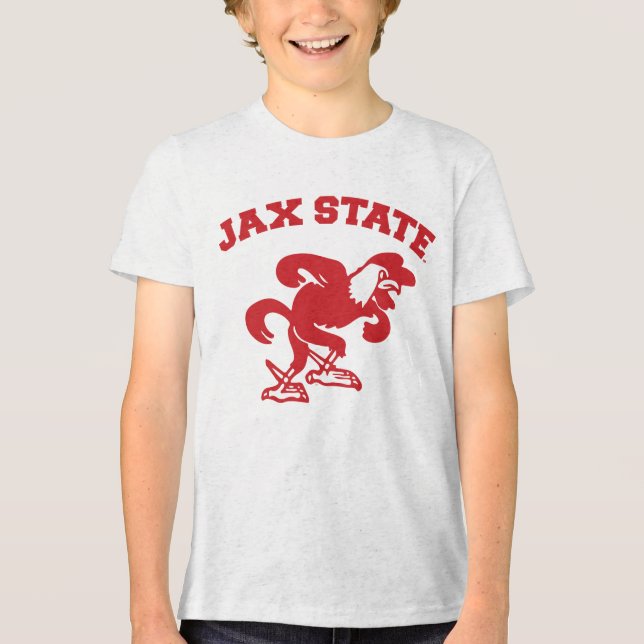 Camiseta Jacksonville State University JAX State Gamecocks (Frente)