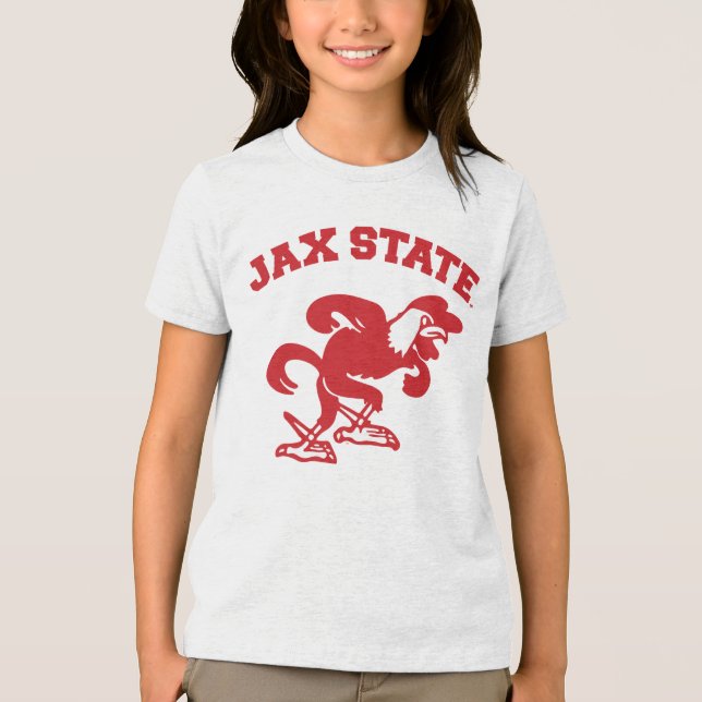 Camiseta Jacksonville State University JAX State Gamecocks (Frente)