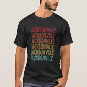Camiseta Jacksonville Vintage Letters
