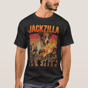 Camiseta Jackzilla Jack Russell Terrier Cão - Jrt Dogzilla