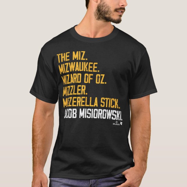 Camiseta Jacob Misiorowski - Apodos - Milwaukee (Frente)