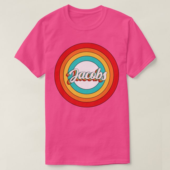 Camiseta Jacobs Nome Shirt Vintage Jacobs Circular (Frente do Design)