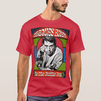 Camiseta Jacques Brel Retro Fan Design