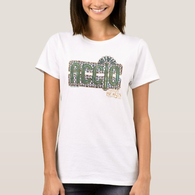 Camiseta Jade Art Deco ACCIO™ Spell Graphic (Frente)