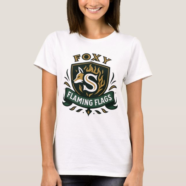 Camiseta Jade Elegance (Flags Foxy) (Frente)