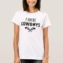 J'adore Cowboys Mulheres Engraçado Dizendo