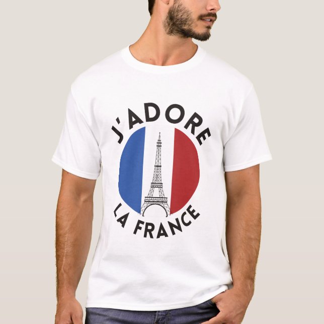 Camiseta J'adore la France (Frente)
